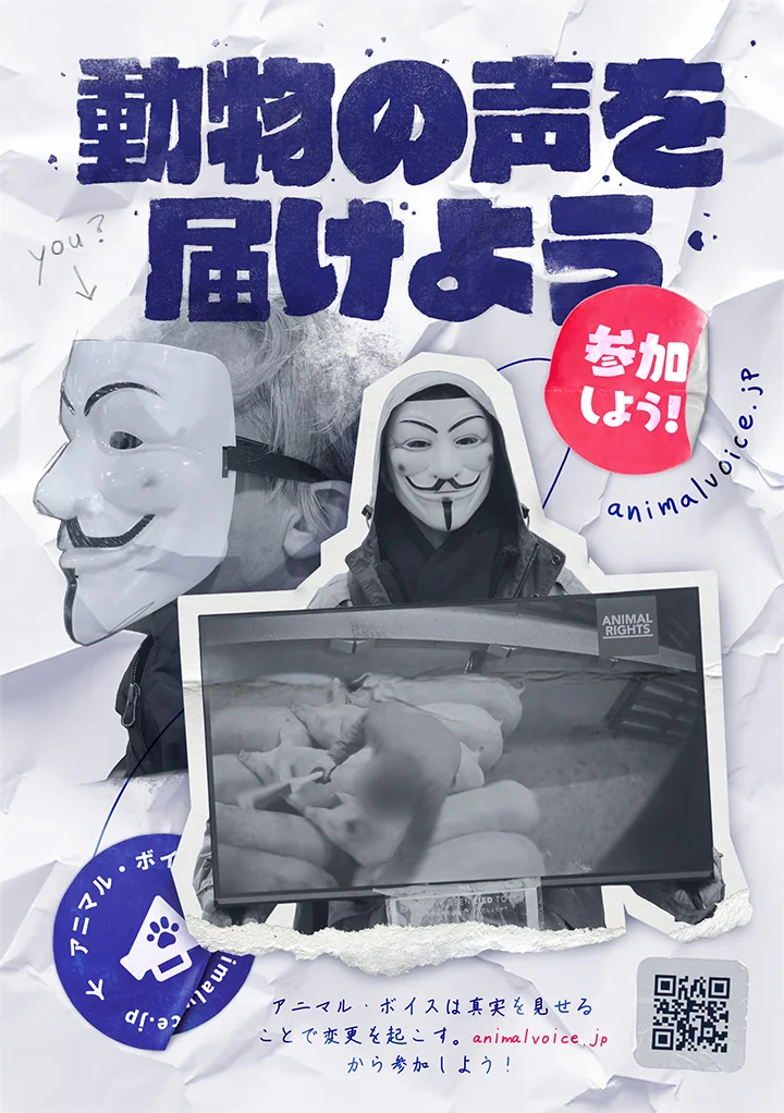 Animal Voice recruitment flyer front